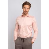 Suitable Satin Stretch Overhemd Roze