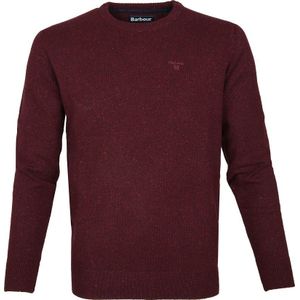 Barbour - Tisbury - Trui - Bordeaux - Wol - Modern-Fit