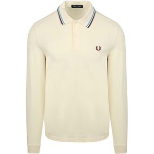 Fred Perry Longsleeve Polo Ecru Z46