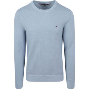 Tommy Hilfiger - Trui - Blauw - 100% Katoen