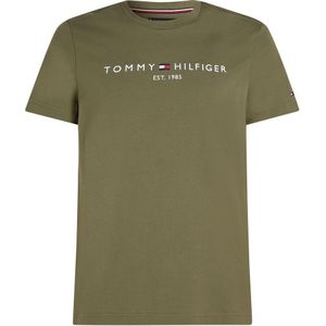 Tommy Hilfiger T-shirt Logo Olijfgroen