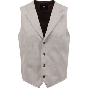 Suitable Gilet Ruiten Zand