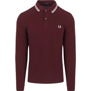 Fred Perry Longsleeve Polo Bordeaux 597