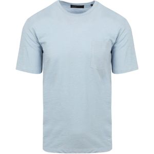 Marc O'Polo T-Shirt Slubs Lichtblauw
