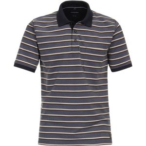 Casa Moda Poloshirt Strepen Blauw