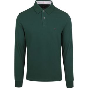 Tommy Hilfiger Longsleeve Polo Donkergroen