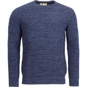 Barbour Trui Lamswol Knitted Navy