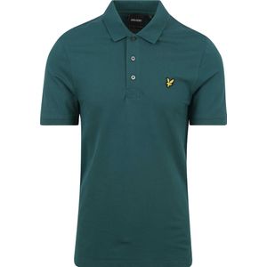 Lyle and Scott Polo Plain Donkergroen