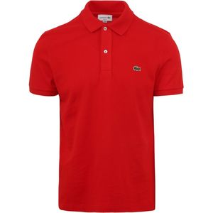 Lacoste Poloshirt Pique Rood