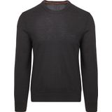 BOSS Pullover Avac Wol Zwart