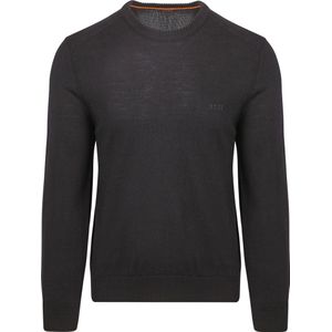 BOSS Pullover Avac Wol Zwart