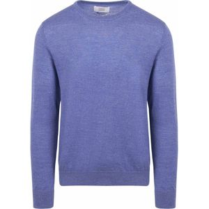 King Essentials The John Pullover Merino Mid Blauw