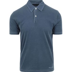 Marc O'Polo Poloshirt Terry Cloth Blauw