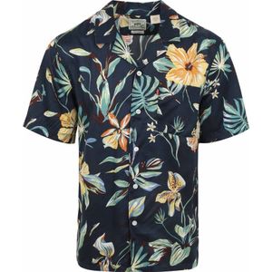 Levi's Overhemd Short Sleeve Navy Sunset Flora