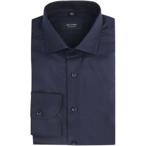 Olymp Signature Overhemd Twill Navy