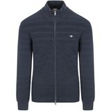 Gant Vest Structuur Navy