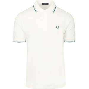Fred Perry Polo Twin Tipped M3600 Wit Z52