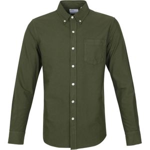 Colorful Standard Overhemd Zeewier Groen
