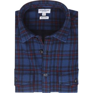 McGregor Overshirt Tartan Ruit Donkerblauw