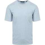 Marc O'Polo T-Shirt Slubs Lichtblauw