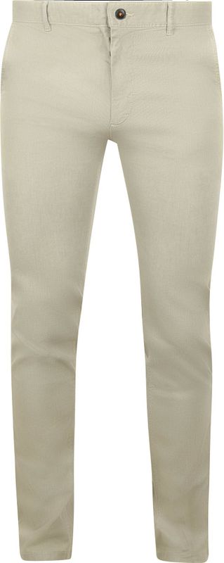 BOSS - Chino Slim - Greige - Herenbroek - Slim-Fit