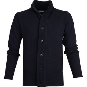 Barbour Cardigan Patch Navy