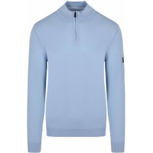 Suitable Race Half Zip Trui Lichtblauw