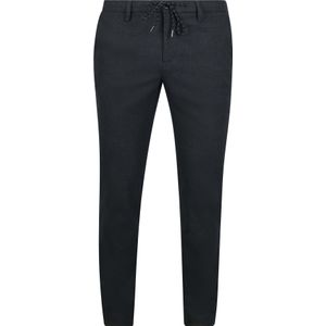 Alberto Broek Jump Flanel Herringbone Navy