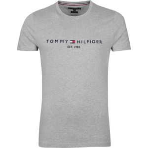 Tommy Hilfiger Logo T-shirt Grijs