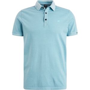 Vanguard Mercerized Jersey Polo Lichtblauw