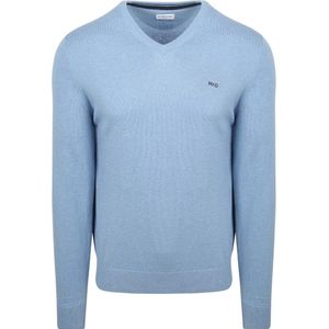 McGregor Trui Merino Blend V-Hals Ice Blauw