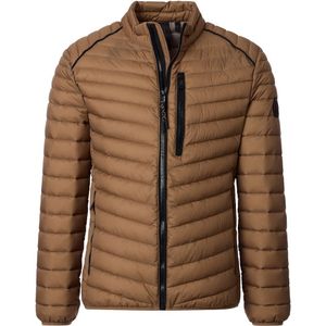 Casa Moda - Tussenjas - Bruin - Effen - Puffer met Borstzak