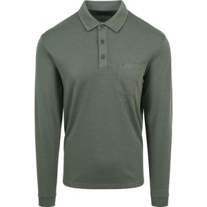 Casa Moda Long Sleeve Polo Groen