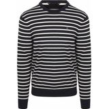 TOMMY HILFIGER - ESSENTIAL - Trui - Marine - Rood - Wit