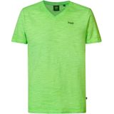 Petrol T-Shirt Bellows Melange Felgroen