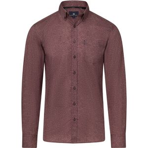 State of Art - Overhemd - Bordeaux - Allover Print - Regular Fit