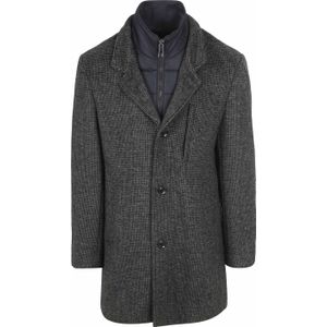 Suitable Caleb Coat Wol Blend Navy