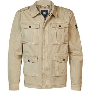 Petrol Twill Jas Breezify Beige