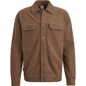 Cast Iron Overshirt Twill Jersey Bruin