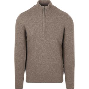 Barbour - Trui - Bruin Gemeleerd - 100% Wol