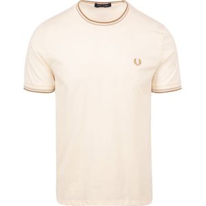 Fred Perry Twin Tipped T-shirt Off White