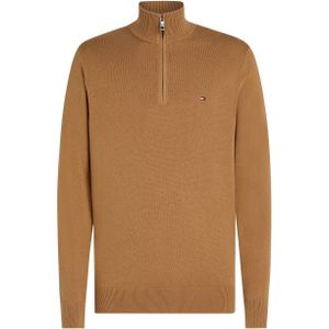 Tommy Hilfiger Half Zip Trui Camel