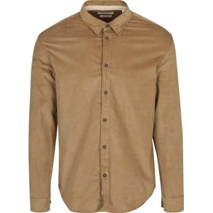 Anerkjendt Overhemd Leif Corduroy Beige