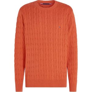 Tommy Hilfiger Pullover Cable Oranje