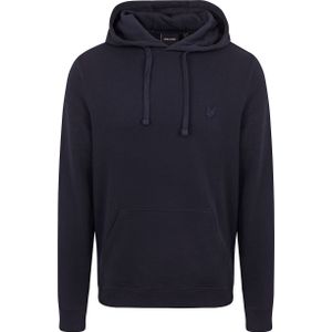 Lyle and Scott Hoodie Tonal Navy