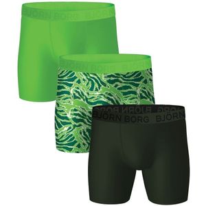 Bjorn Borg Performance Boxers 3-Pack Groen