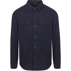 Suitable Overshirt August Wool Blend Navy