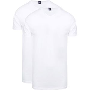 Alan Red Vermont Extra Lange T-Shirts Wit (2Pack)