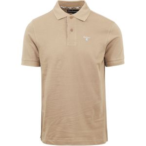 Barbour Tartan Pique Polo Beige