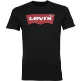 Levi's T-shirt Logo Print Zwart